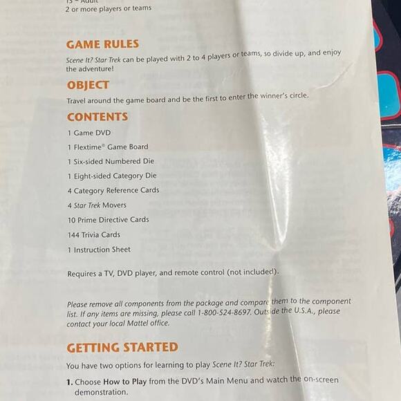 Star Trek Scene It? Trivia DVD Game 2009 Fun TV Board Game OPEN BOX - Picture 5 of 7